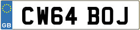 Truck License Plate